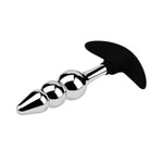 4Pcs Wearable Silicone Anchor Base Metal Bead Anal Plug Set For Men And Women Couple Training Butt Plug Adult Sex Toys