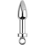 Metal Stainless Steel Detachable Hanging Ring Enema Anal Plug Anal Dilation Flushing Device Adult Sex Toy