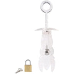 Acrylic Anal Expander, Anal Trainer Butt Expander With Lock Anal Massager Bdsm Sex Toys For Men Women Couple Lovers