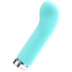 Gee Plus Vibrator, Rechargeable G-Spot Vibe, Silicone Round Head, Submersible Adult Sex Toy, 10 Powerful Vibration Modes (Turquoise)