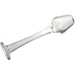 New Wine Glass Shape Crystal Anal Plug, G-Spot Stimulator Long Butt Plug Prostate Massager Vaginal Masturbation Anal Trainer, Crystal Butt Plug For Women Men Couples Lover Sex Slave Abuse Sex Toys