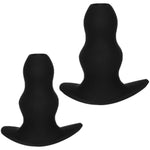Silicone Anchor Butt Plug Douches Enema Anal Plug Hollow Anus Dilator Prostate Massager Vaginal Stimulation With Narrow Flared Base For Men Women