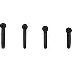 Be A Man Cock Rings - Set Of 4 Penis Rings, Glans Rings For Longer, Harder Erections - Skin-Friendly Silicone, 4 Sizes (25-32Mm)