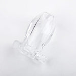 Transparent Butt Plug Clear Silicone Hollow Butt Anal Plug Tunnel Anus Dilator Big Butt Trainer Anus Plug Stretcher Couple Sex Toys