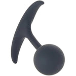Premium Silicone 3.3 Inch Weighted Round Plug With Lube 1Oz | Butt Plugs | Anal Sex Toys | Weighted Anal Plug