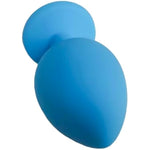 Pleasure Plugs, Midnight Blue Crystal Silicone Adult Toy For Couples, Unisex (Large)