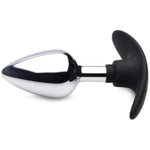 Tailz Dark Invader Metal & Silicone Anal Plug - Medium, 1Count