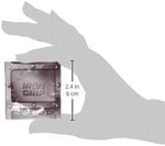 Iron Grip Snug Fit Latex Condoms | Clear, Secure & Comfortable | 24 Count Pack