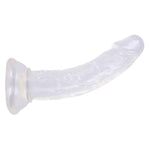5.3 Inches Realistic Dildo, Sex Toys For G Spot Stimulator & Anal Dildos Lifelike Fake Penis For Women/Men/Gay (Clear)
