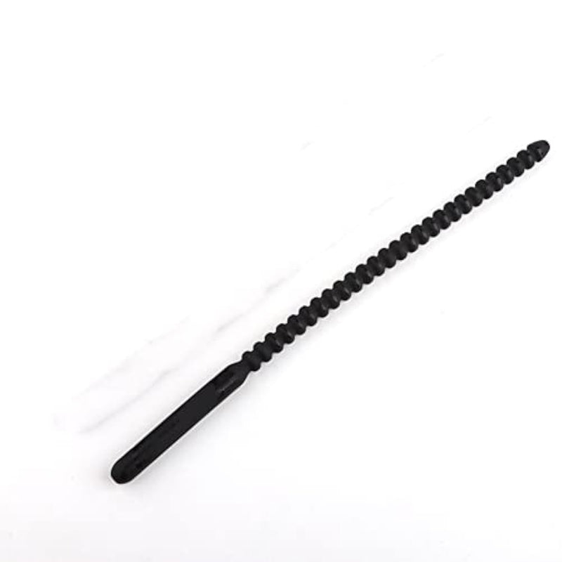 Urethral Probe Wand Pearl Shape Silicone Chastity Holy Urethral Sound Beads Urethral Plug Probe Urinary Dilator Urethra Masturbation Rod(L)