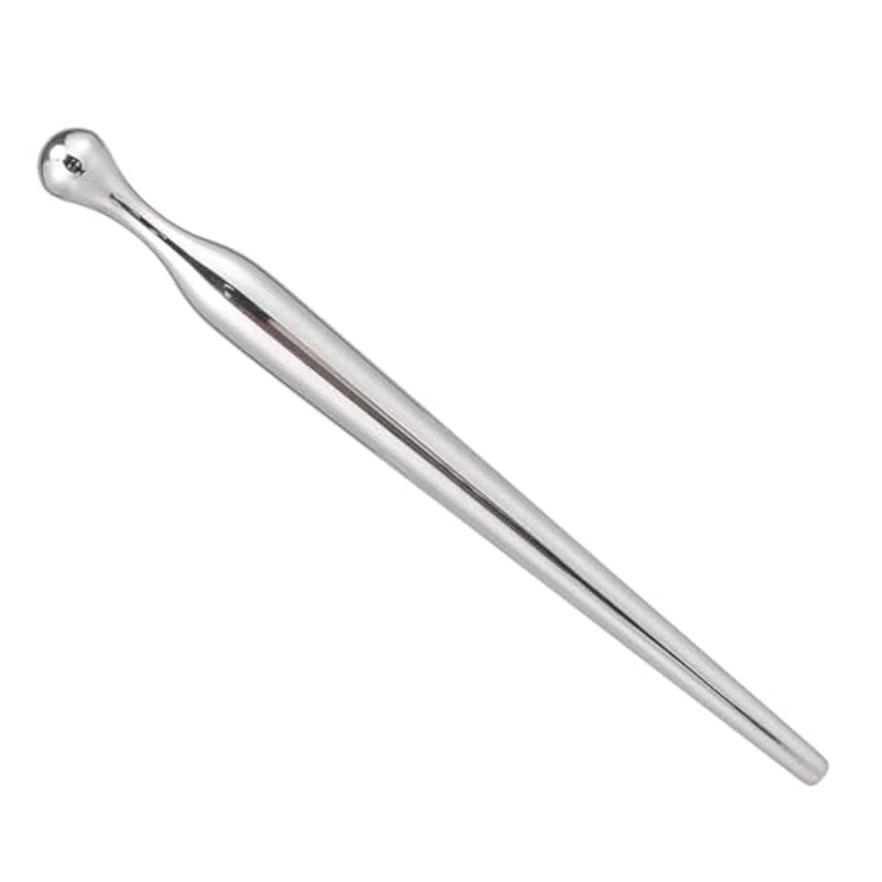 Stainless Steel Urethral Sound With Pink Gem Waterproof Urethral Dilator For Male Masturbation And Couple Play Solid Length (Cā028)