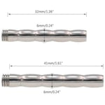 6Pcs Silicone Stainless Steel Hollow Penis Plug Urethral Catheter Plug Flat Chastity Lock Accessories Male Adult Sex Products Anal Plug Anal Smooth Urethral For Men