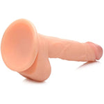 Inch Dildo With Balls - Light