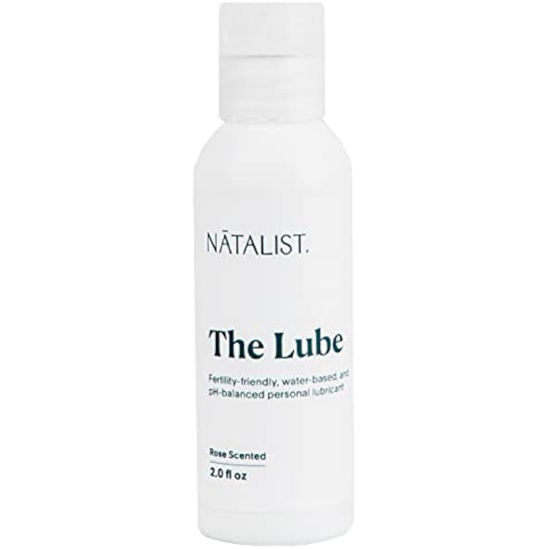 The Lube Fertility Friendly Lubricant For Women Men, Couples Trying To Conceive Natural Feeling Frictionless Lubrication, Water-Based & Paraben-Free, Rose Scented - 2 Fl Oz