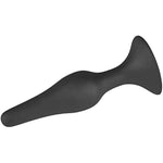 Anal Dildo With Suction Cup - Anal Plug, Butt Plug, Conical Shape, Flexible Shaft, Skin-Friendly Silicone - 11Cm Length