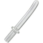 Crystal Glass Dildo Masturbation Wand, Vaginal Masturbation Massager Anal Butt Plug Pleasure Stick Anus Stimulation Sex Slave Sex Toy For Men Women And Couple (M)