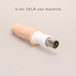 3Xlr Connector Sex Machine Attachment Dildo, Small Penis Suitable For Women And Anal Sex Beginners (4.3In)