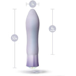 Oh My Gem - Revival - 5.5Puria Silicone G Spot Vibrator - 5 Speeds & 5 Unique Vibrating Modes With Warming Function - Usb Rechargeable With Cable Included - Ipx7 Waterproof - Opal
