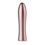 Bougie Bullet Vibrator For Women - Luxe Anodized Aluminum Adult Toy For Temperature Play With 20 Powerful Modes & Usb Magnetic Charging Case - Whisper Quiet & Waterproof Sex Toys (Rose Gold)