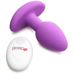 Gossip 10X Pop Rocker Anal Plug Vibrator With Remote Control. Premium Silicone Vibrating Butt Plug Anal Sex Toy For Men, Women And Adult Couples. Purple, Battery For Remote Included