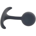 Premium Silicone 3.3 Inch Weighted Round Plug With Lube 1Oz | Butt Plugs | Anal Sex Toys | Weighted Anal Plug