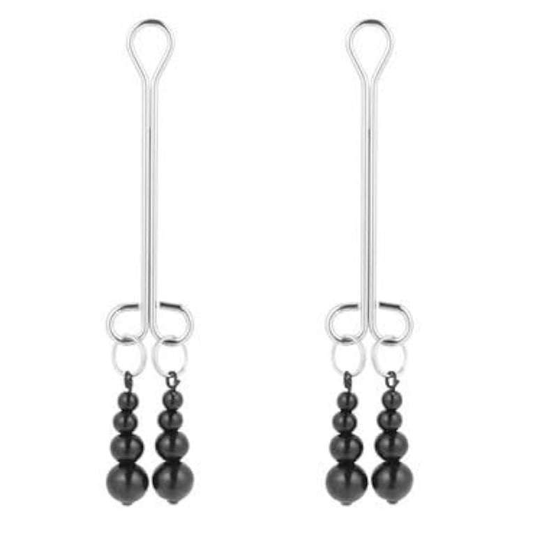 Metal Nipple Clamps For Men Women, Non-Piercing Metal Stimulator Nipple Clips Adult Toys Adjustable Body Clamp For Women Beginners Couple