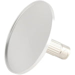 3.86” Aluminum Alloy Silver Suction Cup Adapter With 3Xlr Connector, Machine Attachments Dildo Holder For 3 Prongs Sex Machine