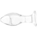 4 Inch Classic Glass Butt Plug With Lube 1Oz | Anal Sex Toys | Butt Plugs | Anal Plugs