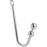 Anal Beads Butt Plug Anal Hook With O Ring Prostate Massager Vaginal Stimulation Stainless Steel Anal Sex Toys Sex Bondage Sm Fetish Sex Toy For Men Women Couples