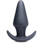 Lynx Bumping Silicone Anal Plug - Large Black