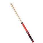 Bdsm Wooden Spanking Paddle 40Cm/15.7In Bondage Whip For Sex Play Leather Handle Flogger Bondage Discipline For Adult Bedroom (Red)