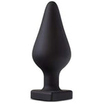 Temptasia Spank Me Heart Shaped Silicone Butt Plug, Candy Heart Anal Plug, Sex Toy For Women, Black