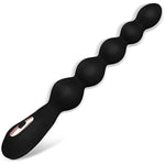 Vibrating Anal Beads Butt Plug, Rechargeable Silicone Anal Vibrator With 7 Vibration Modes Waterproof G-Spot Anal Sex Toy For Men, Women And Couples