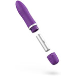 Bcute Classic Mini Tip Bullet Vibrator, Battery Operated Vibrator Nipple Clitoral Stimulator With 5 Vibration Patterns, Travel Essential Size Massager Adult Sex Toys For Women, Royal Purple