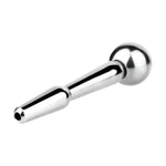 Male Sounds Urethral Dilator Stainless Steel Smooth Tip Inserts Penis Plugs Dilators With Two Balls Urethral Dilator Plugs With Diameter Graduation Masturbation Rod Bladder Stimulation For Men (S)
