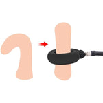 Silicone Inflatable Bondage Expansion Penis Ring Cock Ring Training Masturbation Device Sex Toys