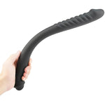 16.5" Double-Ended Dildo Massage Wand, Silicone Butt Plug Penis Design Pleasure Wand G-Spot & Anal Stimulator Adult Sex Toy For Men'S Women And Couple