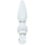 8.8" Clear Glass Dildo Crystal Female Masturbator G-Spot Stimulator Sex Pleasure Wand