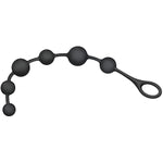 Silicone Anal Bead Butt Plug Anal Trainer Anal Chain With 6 Different Size Balls And Pull Roop For Men Women