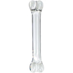 Unique Anal Plug The Shape Of Bones Glass Sex Products For Women Crystal Dildo In Three Different Sizes For Vagina And Posterior (L)