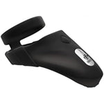 10X Silicone Cock Ring With Vibrating Taint Stimulator, Black