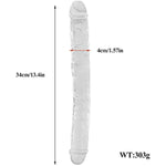 13.4 * 1.5 In Double Dildo,Clear Dildo Flexible Long Dildo,Double Sided Dildo For Lesbian Female Masturbation