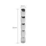 Stainless Steel Hollow Chastity Cage Flat Chastity Cage With Stainless Steel Long Conduit Male Chastity Cage Male Penis Cage Restraint Cage Male Sex Toy Chastity Lock Male Chastity Device 40Mm