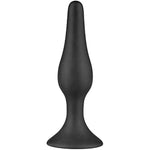 Anal Dildo With Suction Cup - Anal Plug, Butt Plug, Conical Shape, Flexible Shaft, Skin-Friendly Silicone - 11Cm Length