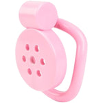 Male Flat Chastity Cage Chastity Lock With 7 Holes Penis Chastity Device Men Beginner Cage Bondage Cock Cage To Prevent Erection Adult Sex Toys