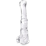 13.4 Inch Big Horse Dildo, Realistic Huge Thick G Spot Dildos With Strong Suction Cup, Flexible Anal Sex Toys For Women Men Gay Couple (Clear L)