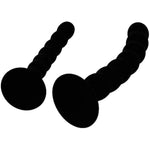 Anal Beads Butt Plug With Strong Suction Cup, Silicone Prostate Massager Adult Sex Toys (8.3 Inches)