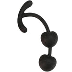 Silicone Anal Beads Built-In 2 Roller Ball Anal Plug Cherry Butt Plug With Long Handle Anal Sex Toy For Men Women Anal Sex