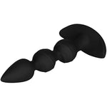 Plug 'N' Play Anal Dildo - Silicone Anal Plug, Butt Plug, Beaded Structure, Conical Tip, Wide Base, 15Cm Length - Suitable For Beginners