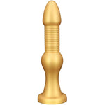 Super Long Anal Beads,Liquid Silicone Screw Thread Butt Plug Strong Suction Cup Long Anal Plug Prostate Massage Anal Trainer Dildo Anal Toy For Man Woman And Couples G-Spot (L)